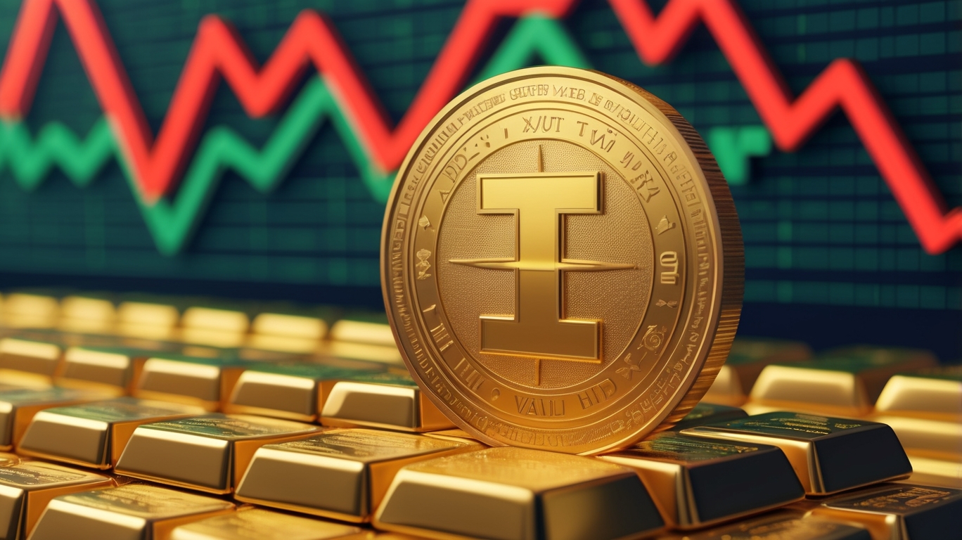 Tether accumula 7,7 tonnellate d'oro per XAUT