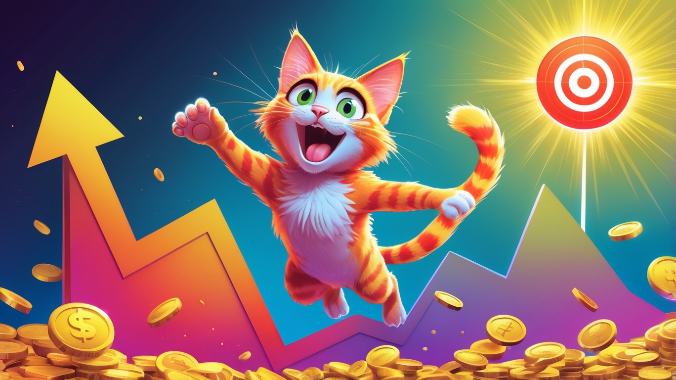 PopCat: impennata del 15% verso l'obiettivo di $0,70